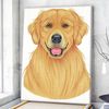 Dog Portrait Canvas - Golden Retriever Portrait Canvas Print - Dog Wall Art Canvas - Dog Canvas Art - Dog Poster Printing - Furlidays.jpg