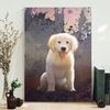 Dog Portrait Canvas - Golden Retriever Puppy - Canvas Print - Dog Canvas Art - Canvas With Dogs On It - Furlidays.jpg