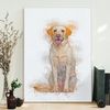 Dog Portrait Canvas - Labrador Retriever - Dog Canvas Print - Dog Canvas Art - Dog Poster - Furlidays.jpg