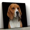 Dog Square Canvas - Beagle - Canvas Print - Dog Wall Art Canvas - Dog Canvas Print - Dog Painting Posters - Furlidays.jpg