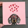 Dog Square Canvas - Dachshund - Canvas Print - Dog Wall Art Canvas - Dog Canvas Print - Dog Painting Posters - Dog Canvas Art - Furlidays.jpg