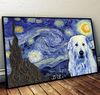 Maremma Sheepdog Poster &amp Matte Canvas - Dog Wall Art Prints - Painting On Canvas.jpg