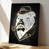 Mr.Pug With Pipe - Dog Pictures - Dog Canvas Poster - Dog Wall Art - Gifts For Dog Lovers - Furlidays.jpg