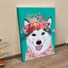 Portrait Canvas - Husky - Canvas Print - Dog Poster Printing - Dog Wall Art Canvas - Furlidays.jpg