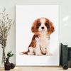 Portrait Canvas - King Charles Spaniel - Canvas Print - Dog Canvas - Dog Wall Art Canvas - Furlidays.jpg