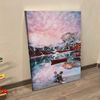 Portrait Canvas - One Beautiful Moment On Lago Di Braies - Canvas Print - Dog Canvas Print - Dog Wall Art Canvas - Furlidays.jpg