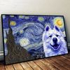 Samoyed Poster &amp Matte Canvas - Dog Wall Art Prints - Canvas Wall Art Decor.jpg