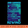 John Carpenter Rewind - High Quality PNG Files - Defying the Norms
