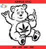 Bear Dirty Finger Symbols Svg, Cannabis Bear Svg, Smoking Bear Svg - SVG Lucky.jpg