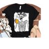Funny Skeleton T-Shirt, Retro Skeleton Drink Beer T-Shirt, Happy Halloween T-shirt, Beer And Skeleton Lovers Tee Gift, S.jpg