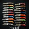 LOT of 20 pcs Damascus Steel Hunting Folding knife (4).jpg