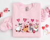 Bunny Valentine Sweatshirt, Valentine Rabbit Shirt, Valentines Day Shirt, Bunny Lover Shirt, Rabbit Sweatshirt, Valentine Animals Shirt.jpg