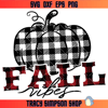 Buffalo Plaid Pumpkin Svg,  Autumn Breeze Svg, Fall Vibes.jpg