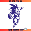 Dragonball Z Goku Svg, Anime Characters Svg, Goku Silhouette.jpg