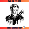 Dripping Hawkeye Silhouette, Hawkeye Avengers Svg, Marvel.jpg