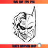 Half Face Man Svg, Joker Face Svg, Batman Svg, Superhero.jpg