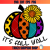 Patterned Pumpkin Svg, Its Fall Yall Svg, Sunflower Svg.jpg