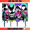 Venom Colorful Dripping Svg, Marvel Venom Svg, Venom.jpg