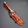 HANDMADE HUNTING KNIFE Outdoor Tactical Survival Army Camping Fixed Blade Knife (7).jpg