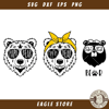 Bear Family Svg, Mama bear Bandana Bow Svg, Papa Bear Svg.jpg