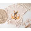 Fall Rabbit Shirt, Cute Fall Sweatshirt, Bunny Lover Tee, Halloween Pumpkin Latte Drink Cup, Bunny Pumpkin Spice Shirt,.jpg
