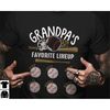 Personalized Baseball Grandpa Shirt With Grandkids Names, Custom Grandpa Baseball Gift, Grandpa Birthday Gift, Grandpa's.jpg