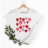 Strawberries T-Shirt, Aesthetic Shirt, Strawberry Birthday Shirt, Fruit Shirt, Strawberry Shirt, Plant Shirt, Gardening.jpg