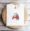 Embroidered Cat in Love Valentines Sweatshirt Womens Valentines Day Sweatshirt Valentines Cat Sweater Valentines Day Shirt Sweater Crewneck.jpg