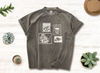 Oversized Crewneck vintage Happy Kawaii Snail aesthetic tshirt,Botanical Abstract line fine art prints,Gifts for her.jpg