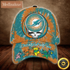 Miami Dolphins x Grateful Dead All Over Print 3D Classic Cap.jpg