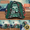 NFL New York Jets Baseball Cap Custom Name Football Cap For Fans.jpg
