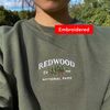 Redwood National Park Sweatshirt, vintage california crewneck embroidered, hiker gift.jpg