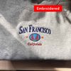 San Francisco Sweatshirt, vintage california crewneck embroidered, Golden Gate Bridge sweater.jpg