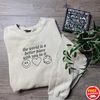Love Yourself Unconditionally, The World Is A Better Place With You Embroidered Sweatshirts, Inspirational Love, Mental Health Awareness.jpg