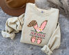 Personalized Bunny Easter Sweatshirt, Easter Custom Name Sweater, Easter Bunny Shirt, Rabbit Shirt, Cute Easter Bunny Shirt, Easter Gift.jpg