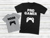 Pro Gamer Noob Shirt, Daddy And Me Shirt, Father Daughter Matching Outfit, Dad Son Shirts, Daddy And Baby Matching Shirt, Video Game Tee 1.jpg