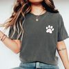 Pocket Paw Shirt, Heart Paw Shirt, Dog Paw With Heart Tee, Dog Mom Shirt, Dog Love Shirt, Dog Lover Shirts, Gift For Dog Lover, ALC441.jpg