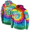 TIE DYE KELLY GREEN-WHITE 3D PATTERN DESIGN SPORTS Hoodie 3D, Personal All Over Print Hoodie Unisex