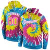 TIE DYE PINK-WHITE 3D PATTERN DESIGN SPORTS Hoodie 3D, Personal All Over Print Hoodie Unisex