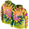 TIE DYE PINK-GOLD 3D PATTERN DESIGN SPORTS Hoodie 3D, Personal All Over Print Hoodie Unisex