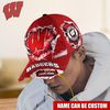 Wisconsin Badgers Baseball Caps Custom Name