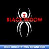 Black Widow Spider Gift - Bespoke Sublimation Digital Files
