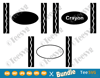 Crayon SVG File Bundle Crayons SVG Crayon Clipart PNG PDF Crayon SVG Shirt Word Crayon Box Black and white for Cricut Silhouette Split Monogram Teacher Design.p