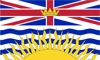 British Columbia Flag Sticker Self Adhesive Vinyl Canada bc province - C1155.png