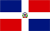 Dominican Flag Sticker Self Adhesive Vinyl Dominican Republic caribbean - C1216.png