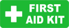 First Aid Kit Inside Sticker Self Adhesive Vinyl emergency rescue - C088.png