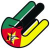 Mozambican Shocker Sticker Self Adhesive Vinyl Mozambique MOZ MZ - C2130.png