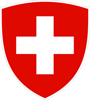 Swiss Coat of Arms Sticker Self Adhesive Vinyl Switzerland flag CHE CH - C2771.png