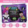 teen titans birthday invitation - teen titans personalized birthday invitation - teen titans printable birthday invitation.png