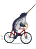 Narwhal Lover Riding Bicycle Cute Biker Cyclist.png